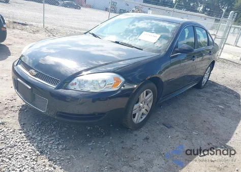2014 Chevrolet Impala Limited Lt из США, поврежденный, VIN 2G1WB5E36E1167620